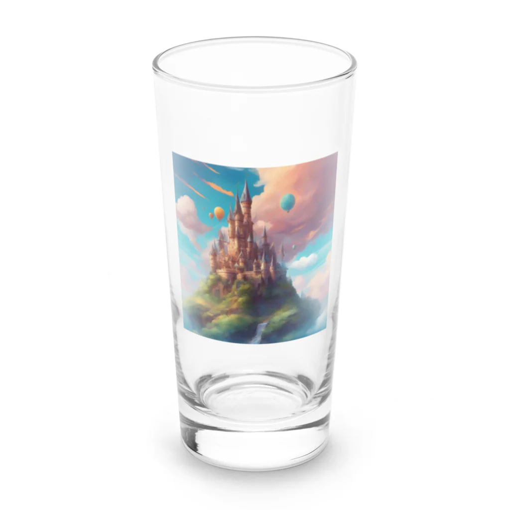 G7のショップの幻想の楽園  Fantasy Haven Castle Long Sized Water Glass :front