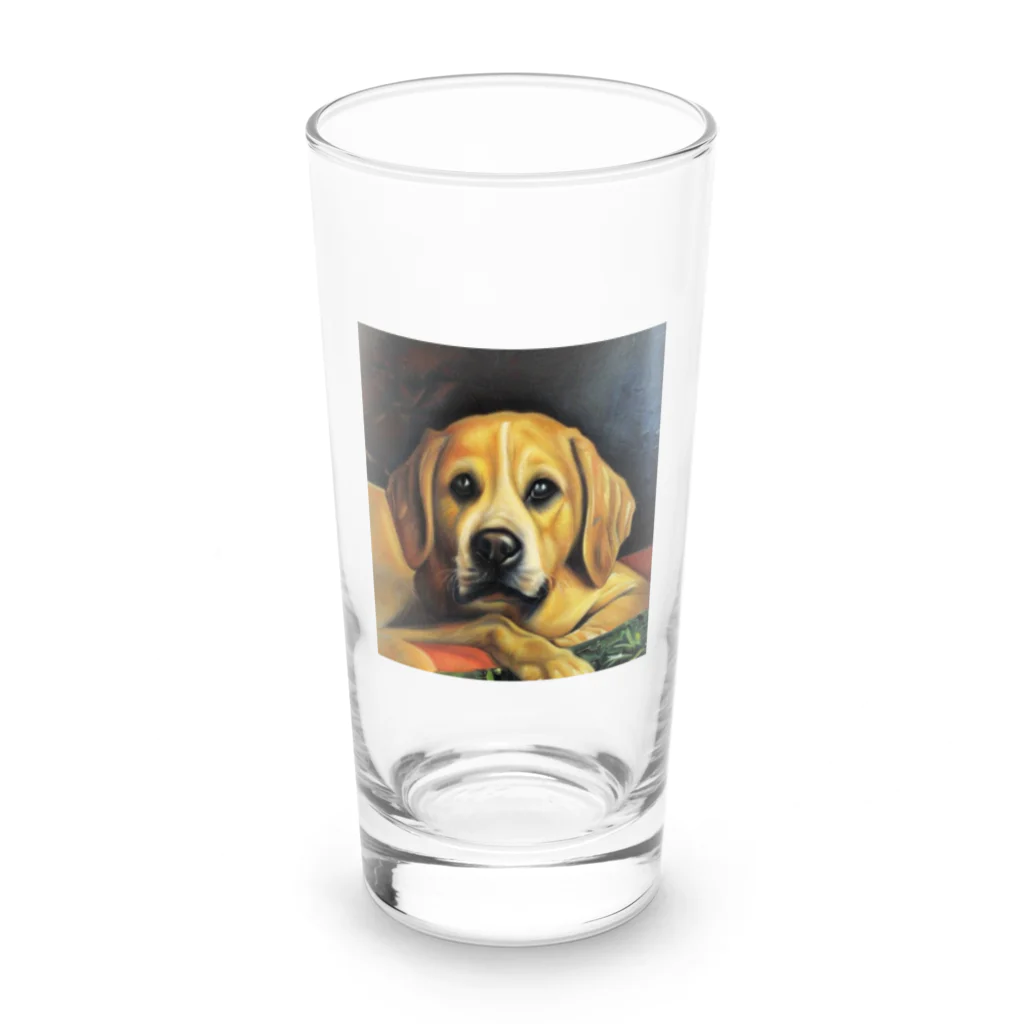 なっつ ふぁくとりーのThe Dog Long Sized Water Glass :front