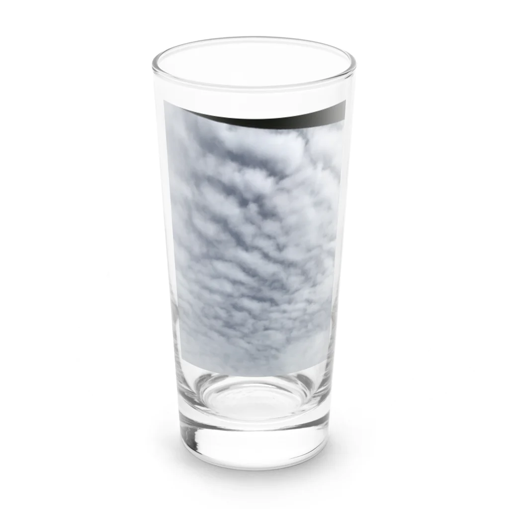 奈樹(なな)のうろこ雲 Long Sized Water Glass :front