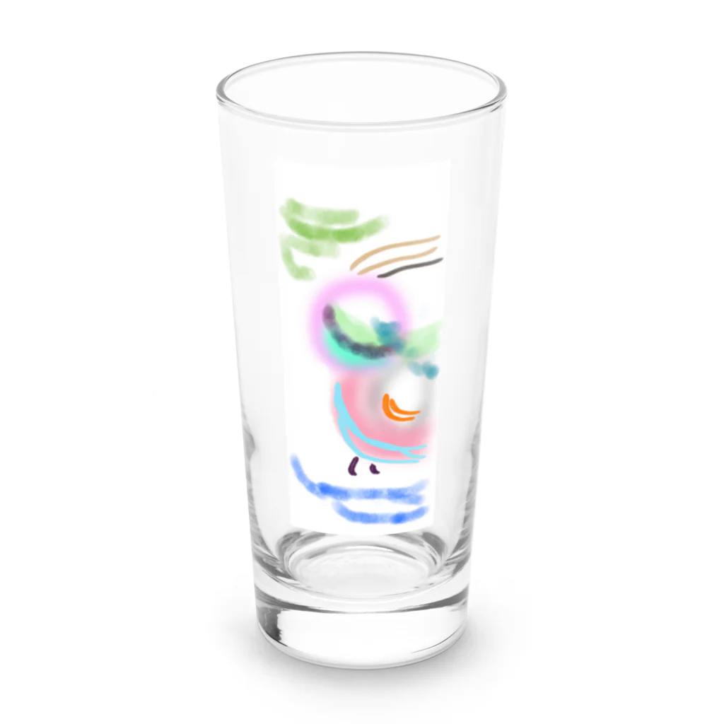 k..m 8888のスピリチュアルアートm..k2222 Long Sized Water Glass :front