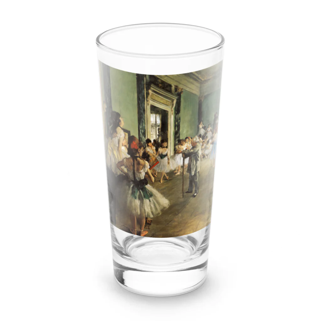 名画館のドガ「バレエ教室」　エドガー・ドガの絵画（ダンス教室）【名画】踊り子シリーズ Long Sized Water Glass :front