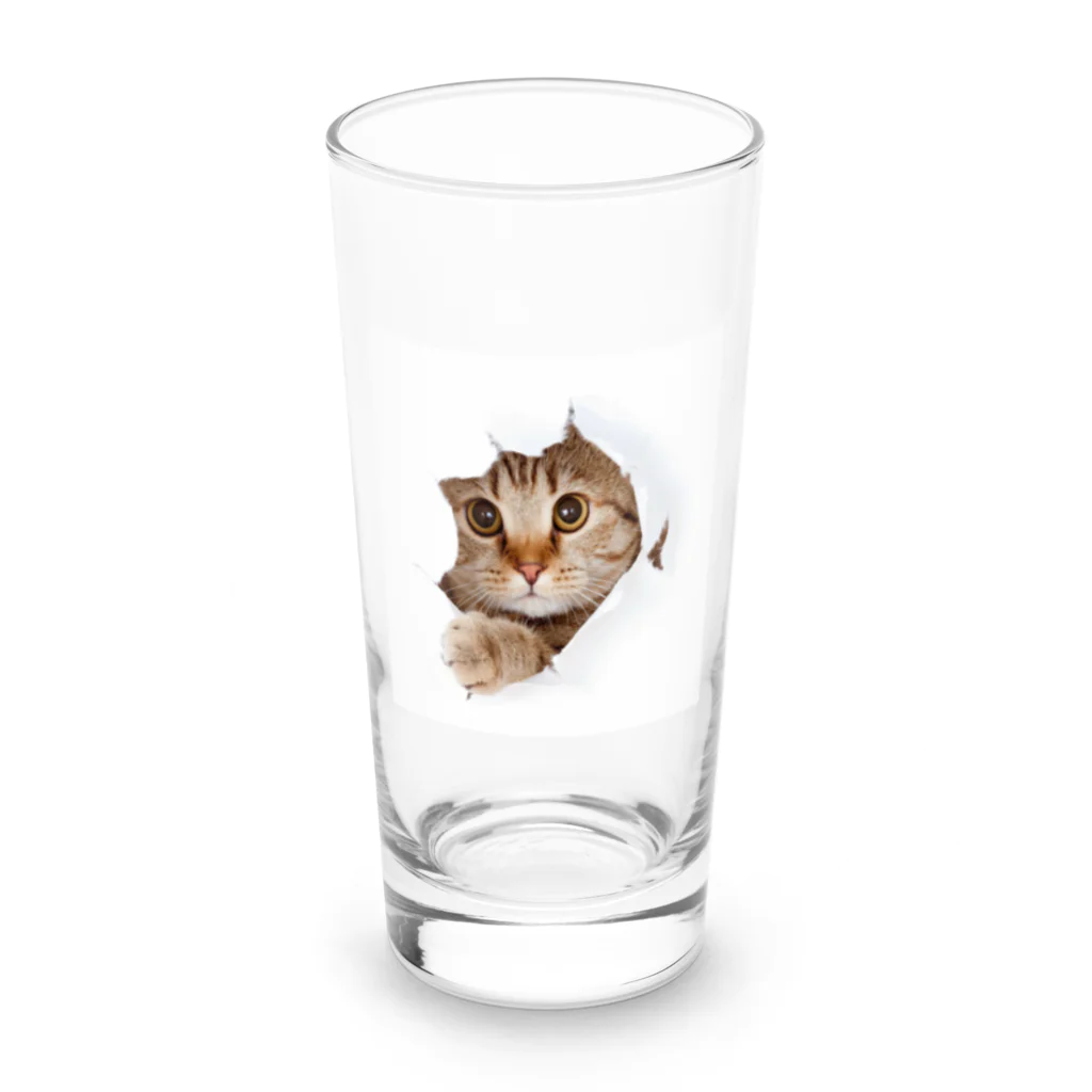 Ryo007の可愛い猫グッズ Long Sized Water Glass :front