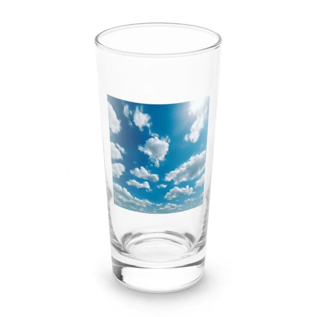 soraseaの青空　ぐ Long Sized Water Glass :front