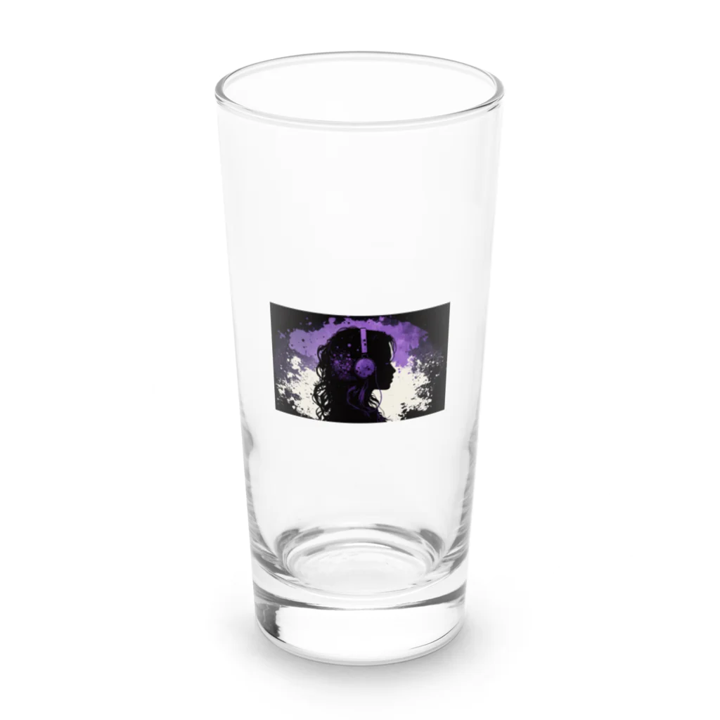 Hilariの煙の少女 Long Sized Water Glass :front