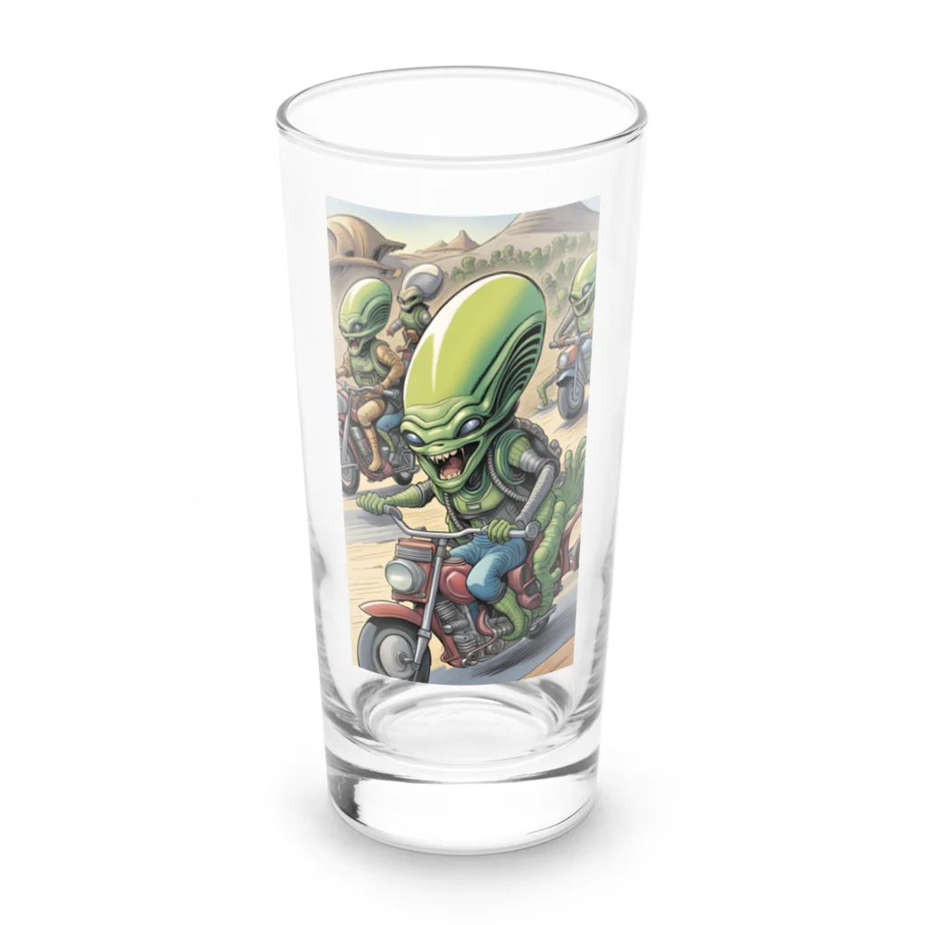 おっちゃんストアの宇宙人ライダー Long Sized Water Glass :front