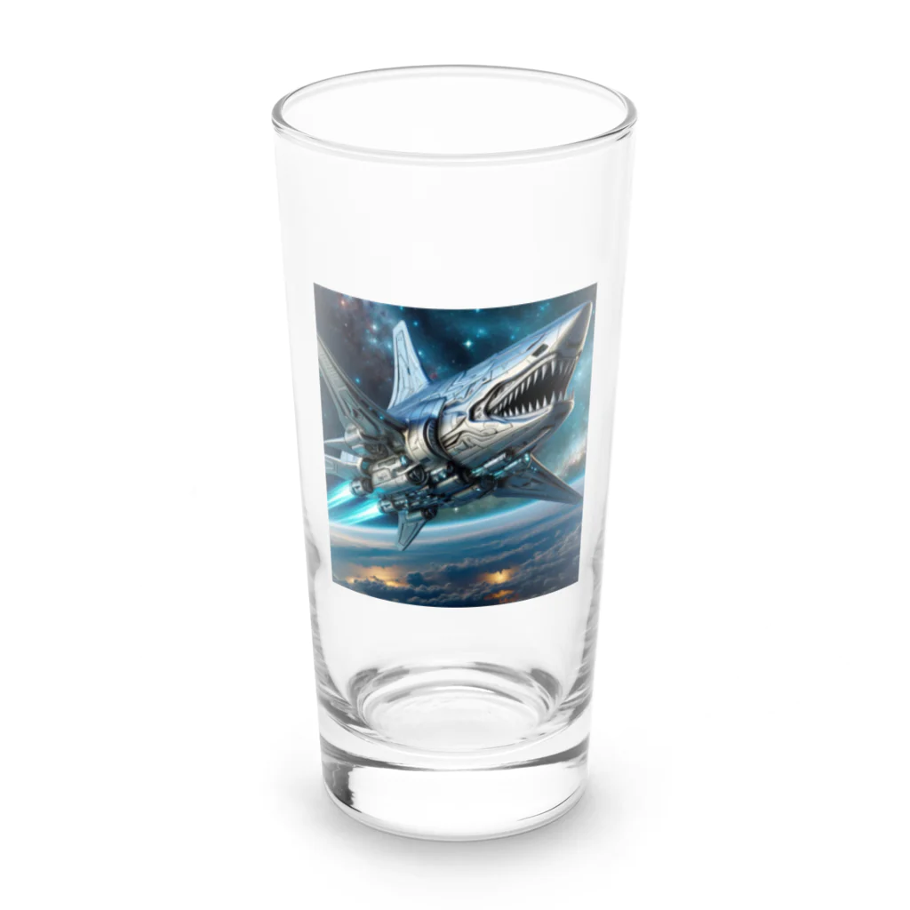 RISE　CEED【オリジナルブランドSHOP】のサメの宇宙船 Long Sized Water Glass :front