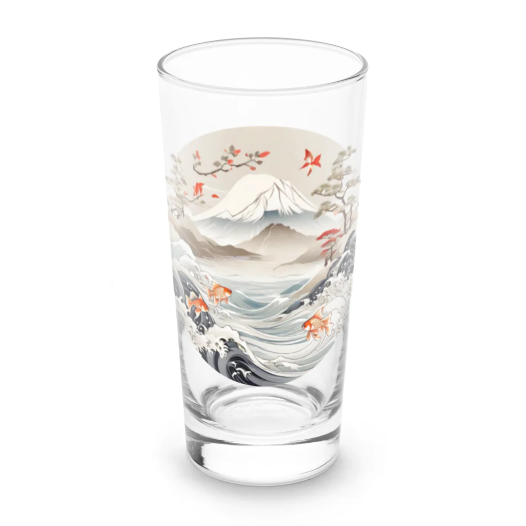 aokitaの和風のデザイン Long Sized Water Glass :front