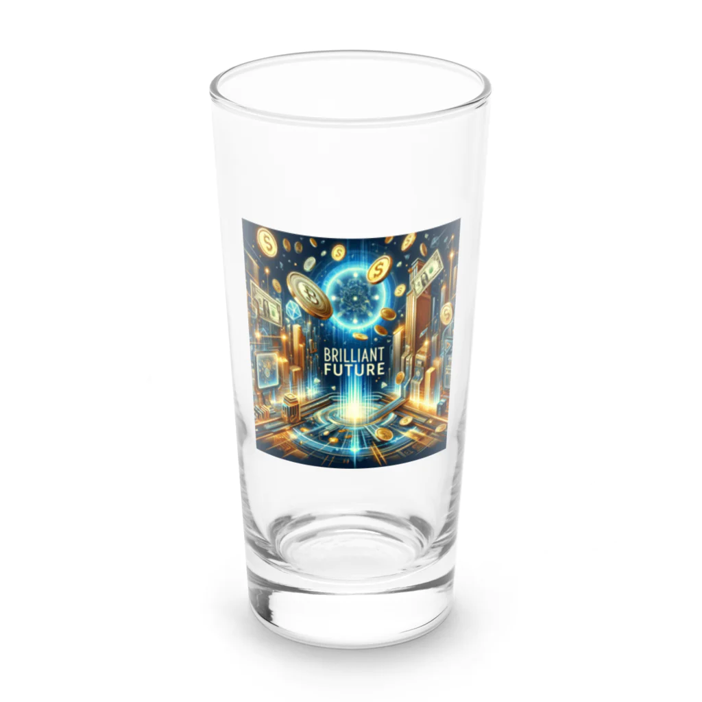 【公式】金運アップのBrilliant Futureの【公式】金運アップBrilliant Future Long Sized Water Glass :front