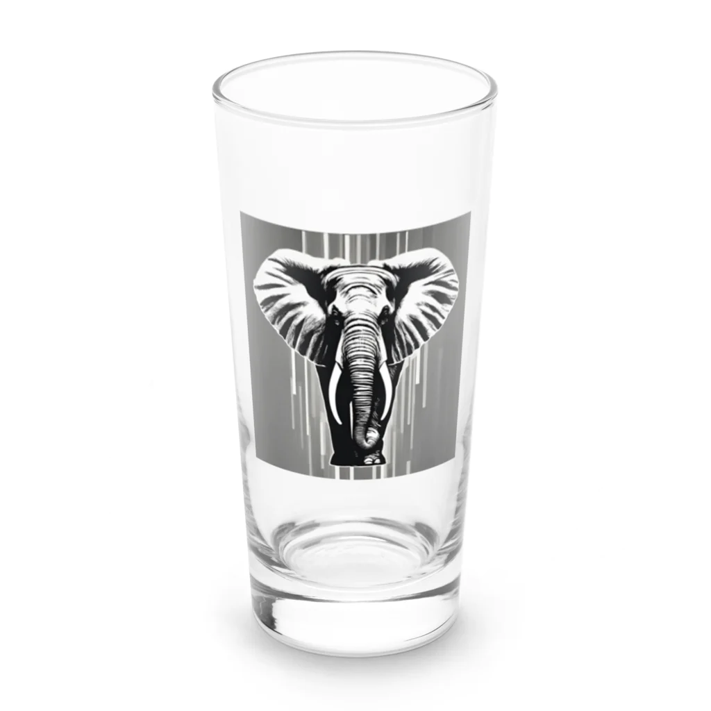 はむちショップのElephant Long Sized Water Glass :front