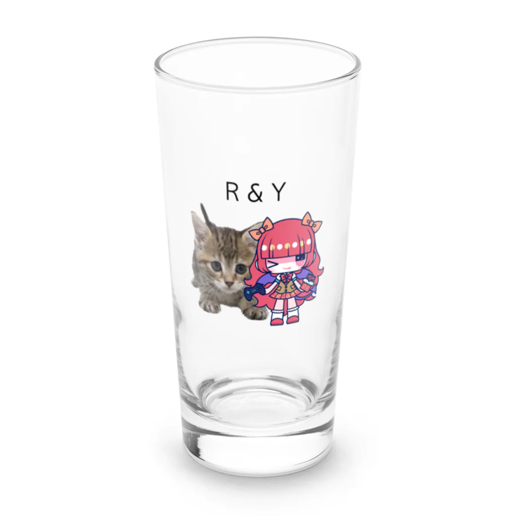 神野ゆいのR&Y りっちゃんとゆいの幼少期 Long Sized Water Glass :front