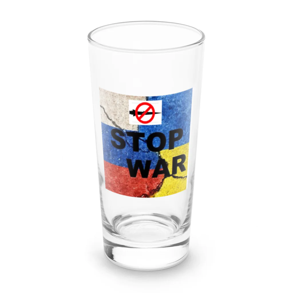 Junの戦争反対 Long Sized Water Glass :front