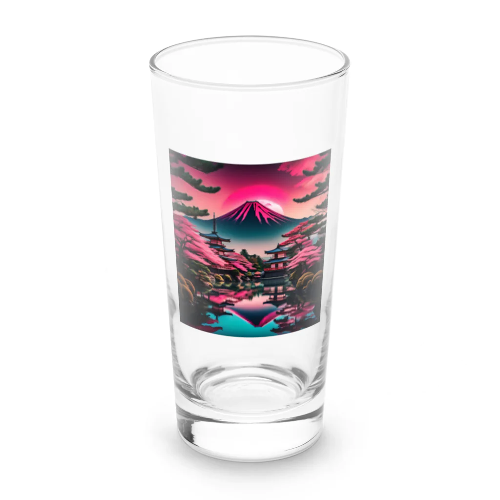 MARINの夕方 Long Sized Water Glass :front