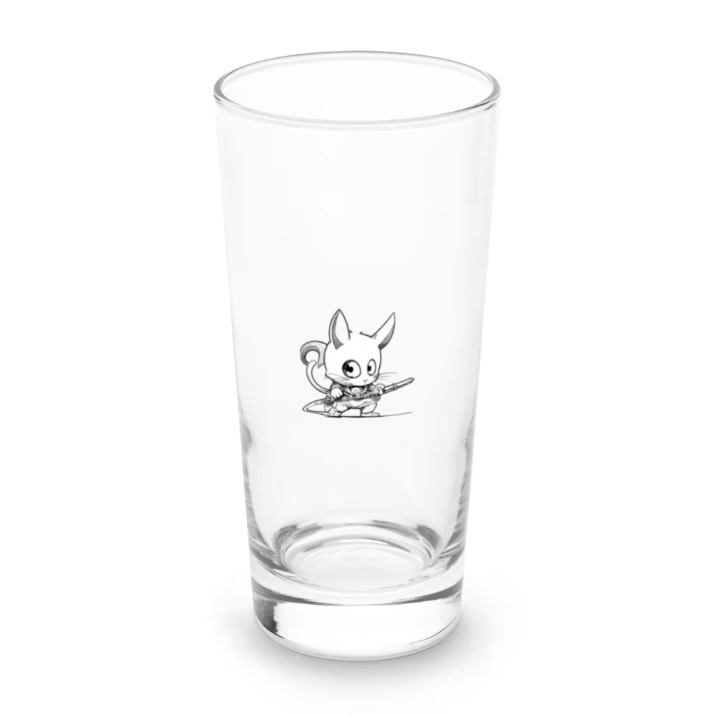 TACHAMARUのネズミのクイル Long Sized Water Glass :front