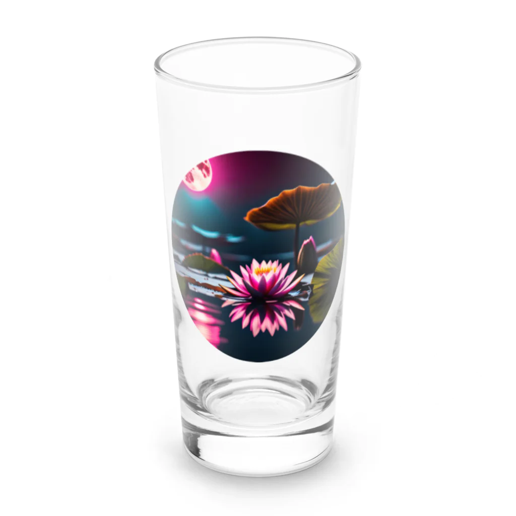 RetrowaveFlowerのRetrowaveFlower Long Sized Water Glass :front