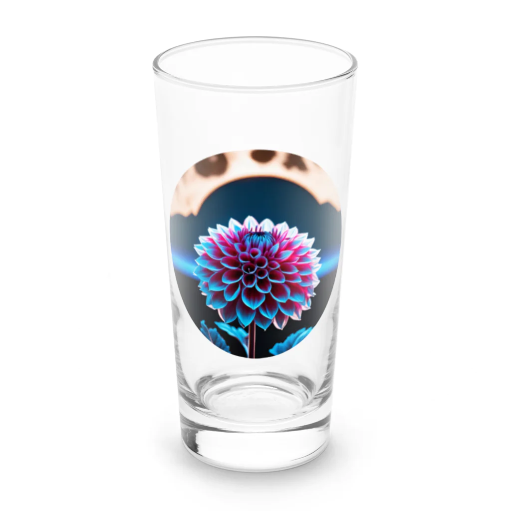 RetrowaveFlowerのRetrowaveFlower-ダリア- Long Sized Water Glass :front