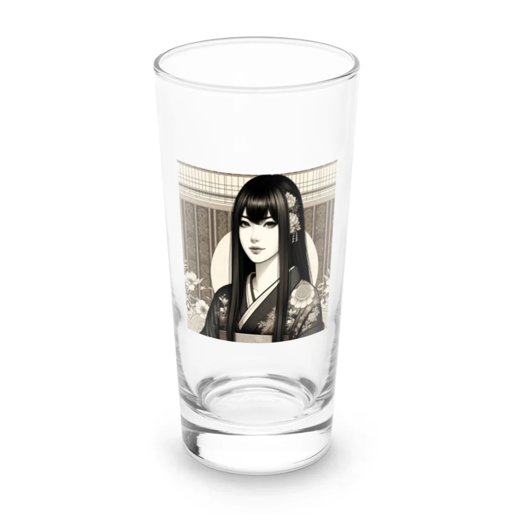 みそきなこ屋の和風美人2 Long Sized Water Glass :front