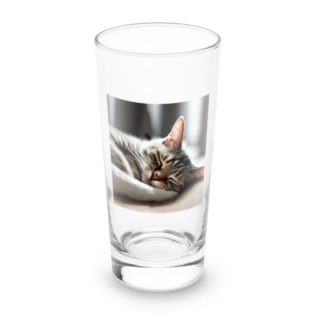 yumena_のねるねこ(寝る猫) Long Sized Water Glass :front