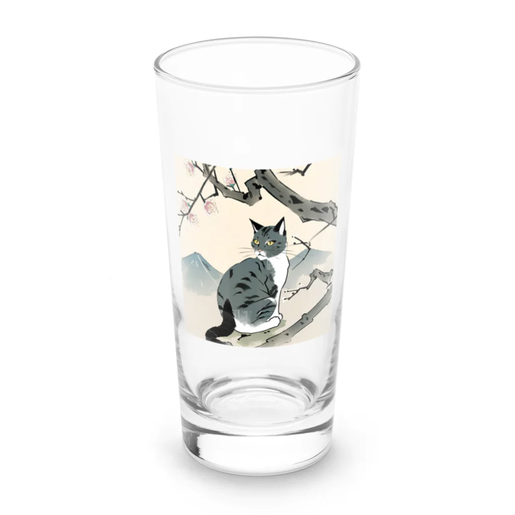 浮世絵デパートの浮世絵猫 Long Sized Water Glass :front