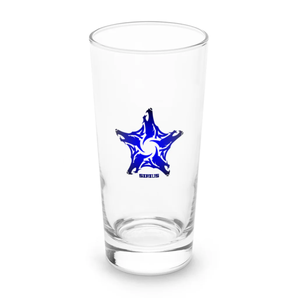 Co2/オリジナルロゴアイテムのシリウス/蒼黒 Long Sized Water Glass :front