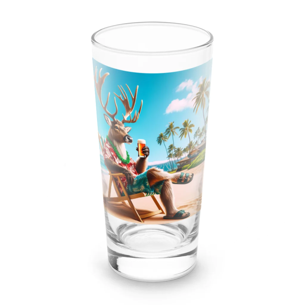 たまき工房の呑トナカイinハワイ Long Sized Water Glass :front