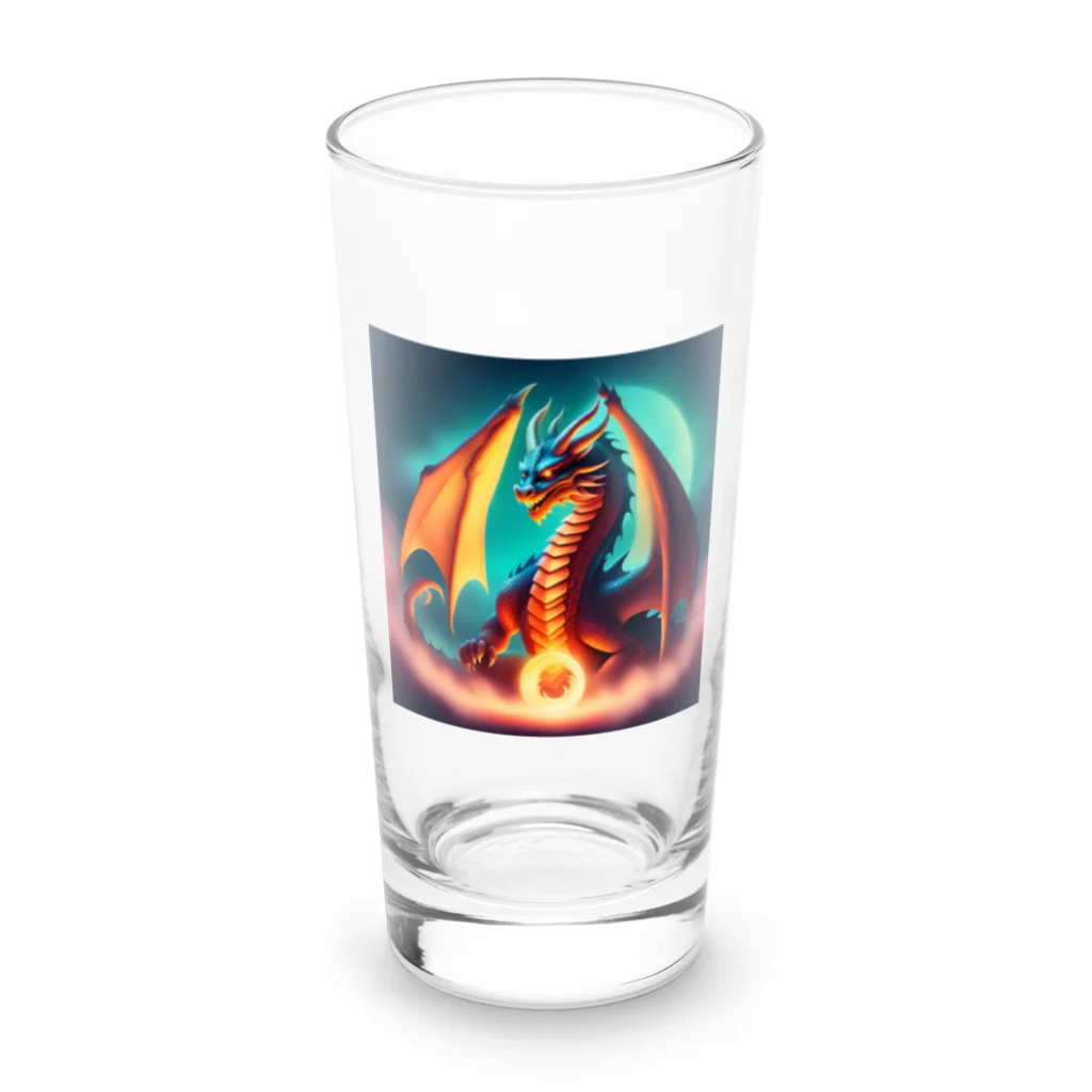 fantastical storeのdragons Long Sized Water Glass :front