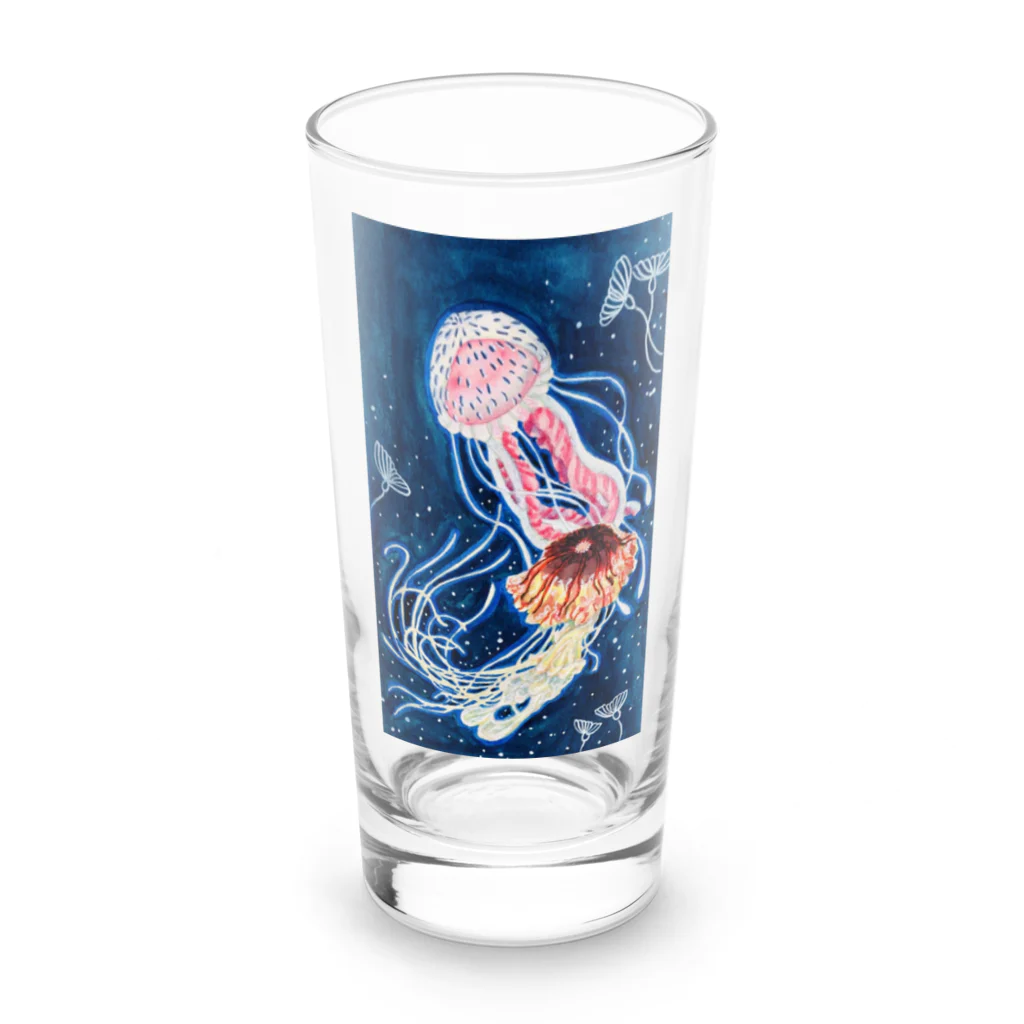 JapaneseArt Yui Shopの海月のワルツ Long Sized Water Glass :front