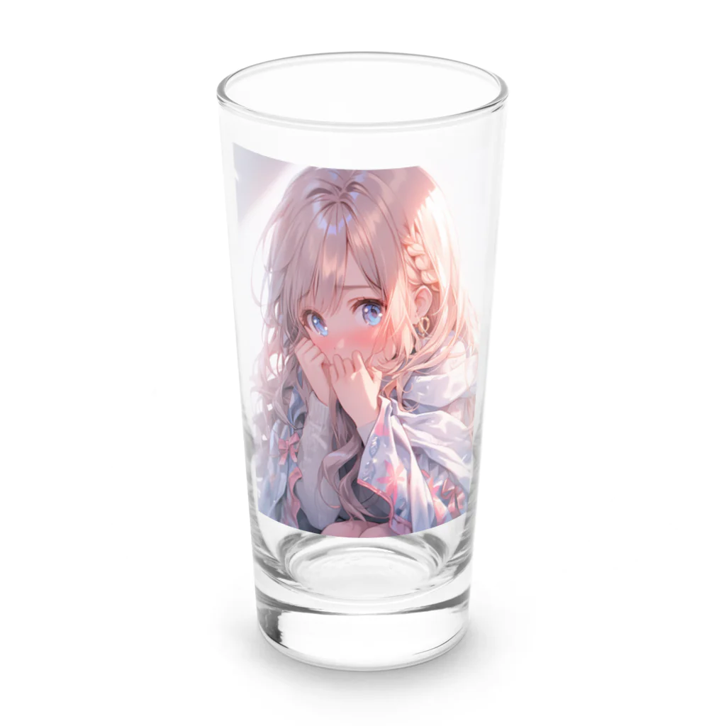 カップクリエイターAIの恥ずかしがりの彼女 Long Sized Water Glass :front