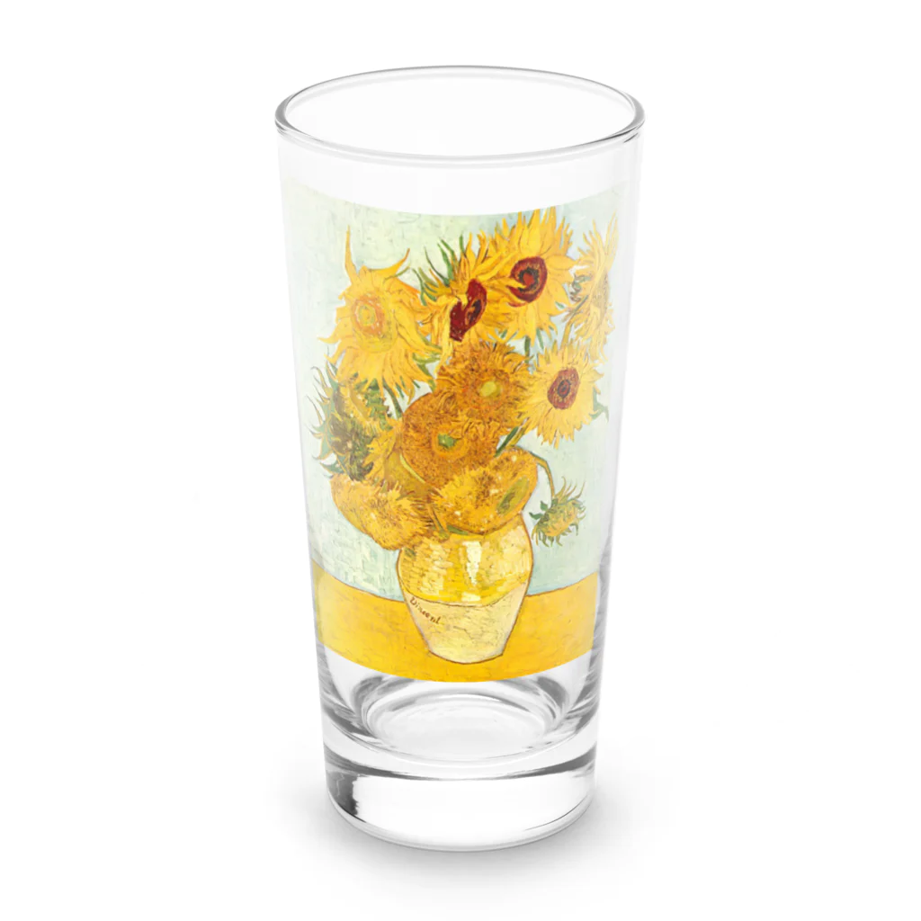 「印象派」ゴッホ・グッズ専門店のゴッホ・ひまわり Long Sized Water Glass :front