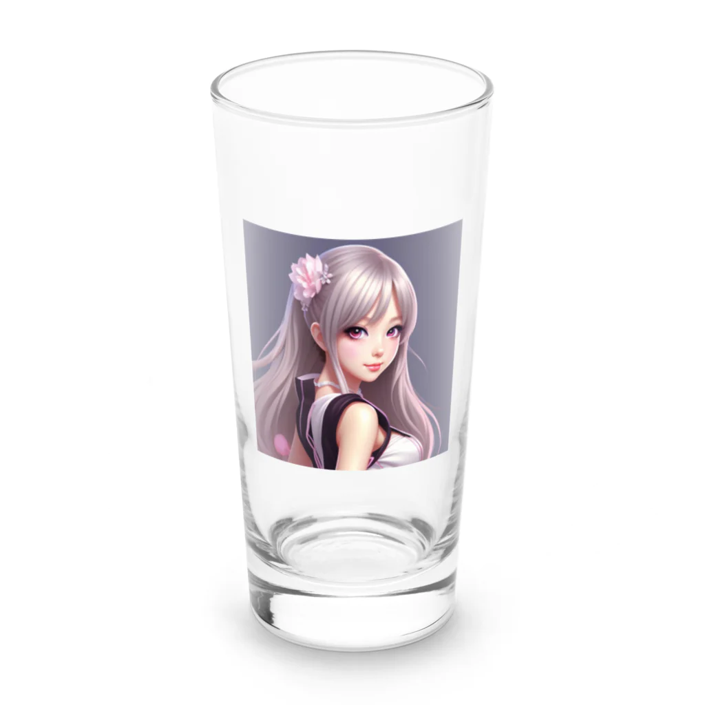 KSK SHOPのセクシー美少女アイドル Long Sized Water Glass :front