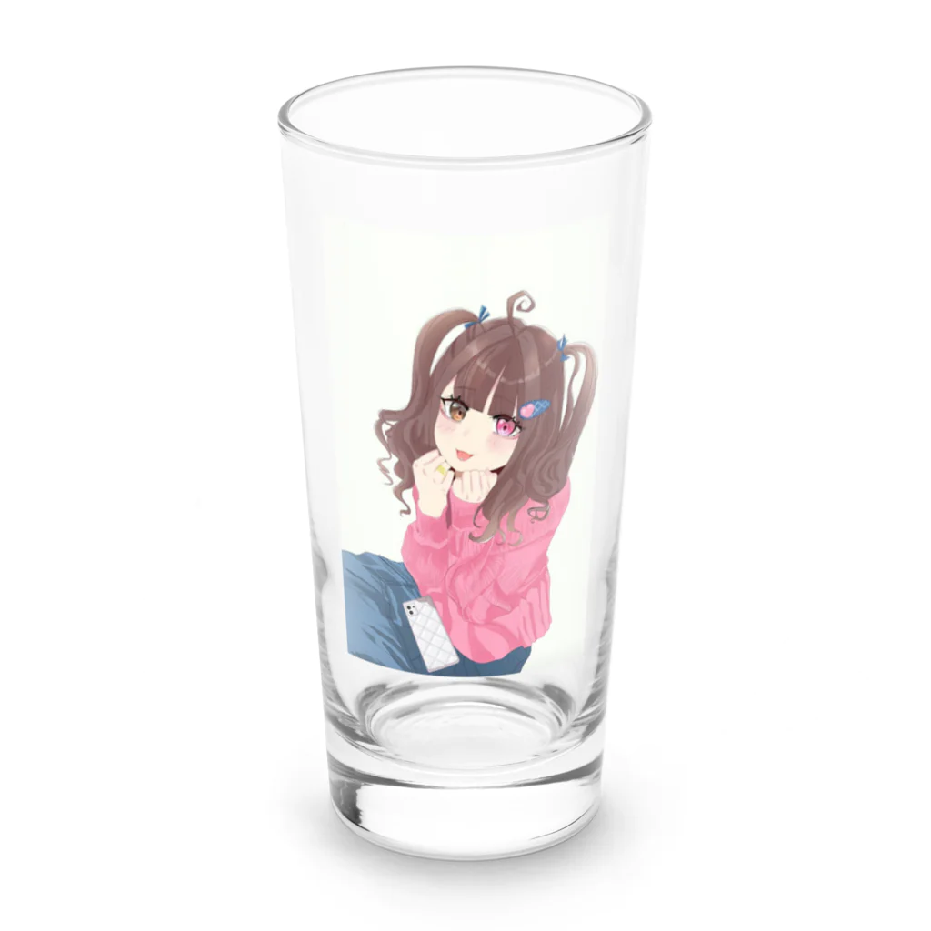 ラッキーLOVEの地雷っ娘 Long Sized Water Glass :front