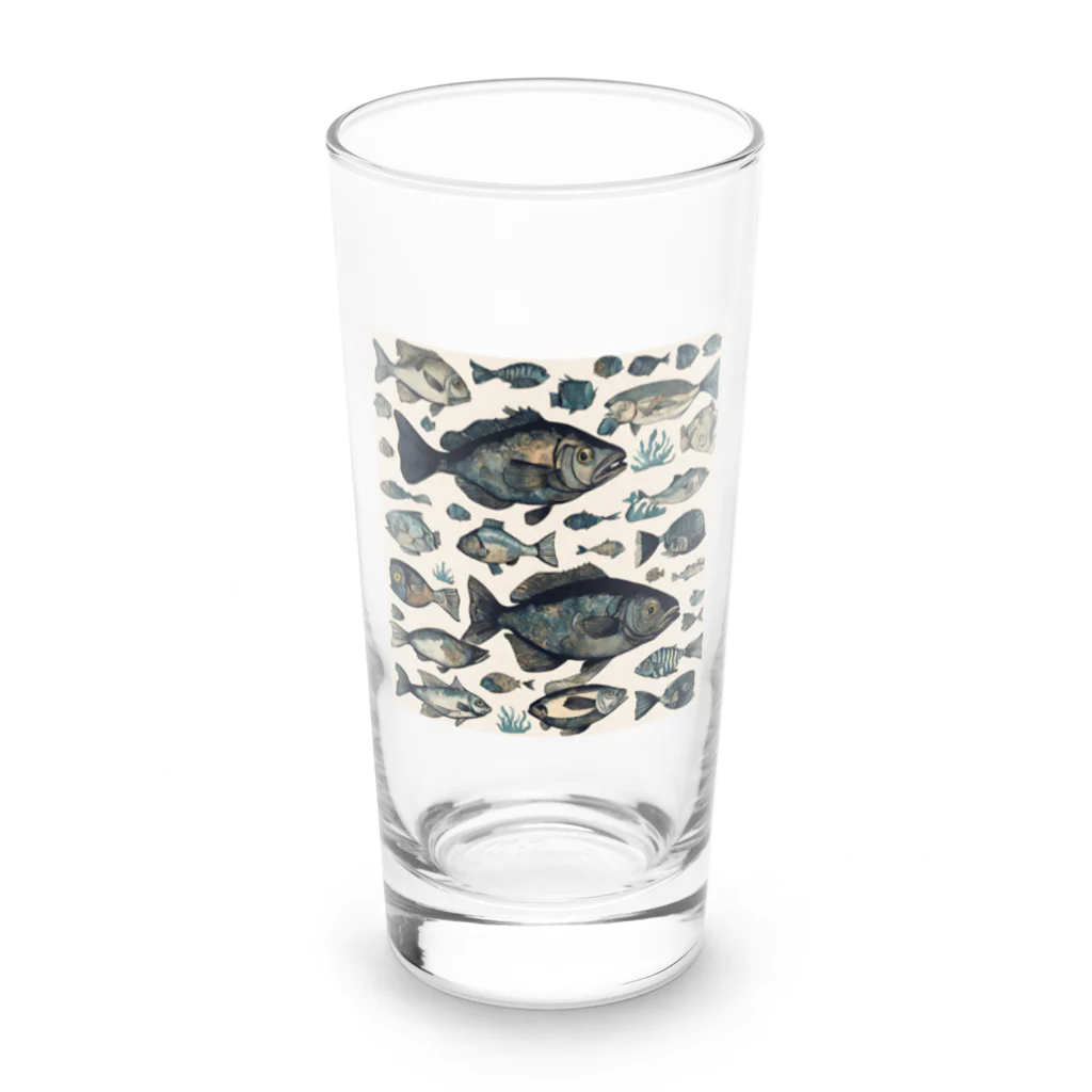 かずのこの魚グッズ Long Sized Water Glass :front