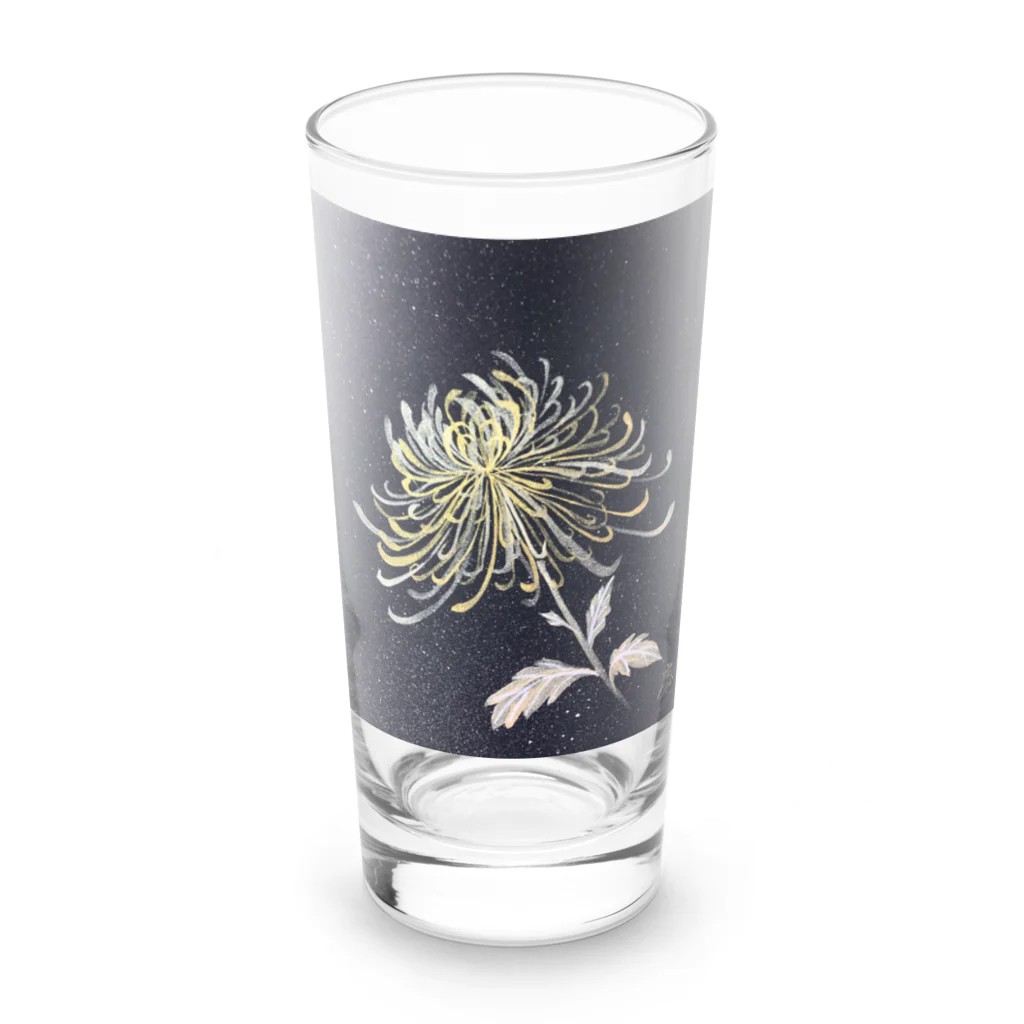 KEIKO's art factoryの菊　2023 Long Sized Water Glass :front