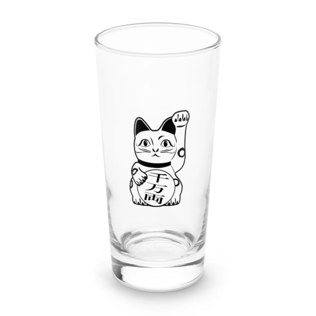 月に招き猫の月に招き猫 Long Sized Water Glass :front