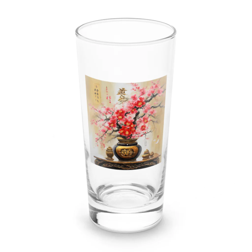 style2469の金運爆上げ風水画 Long Sized Water Glass :front