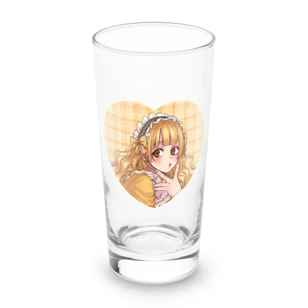 異界塔の特大愛少女　黄 Long Sized Water Glass :front