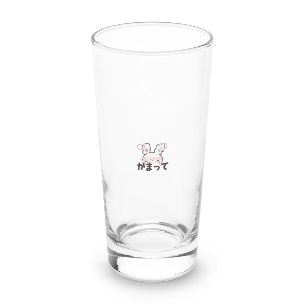 mimoのめんへらうさぎ Long Sized Water Glass :front