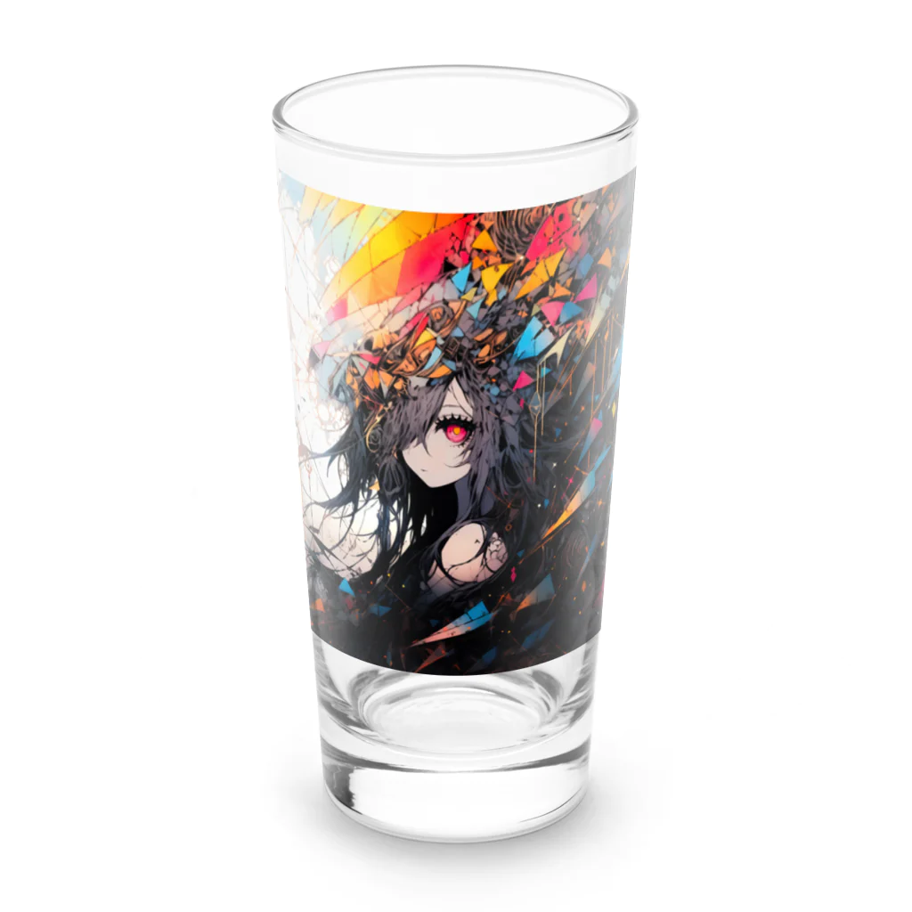 エクレア【eclair】AIイラスト×オリジナルグッズの日光浴 Long Sized Water Glass :front