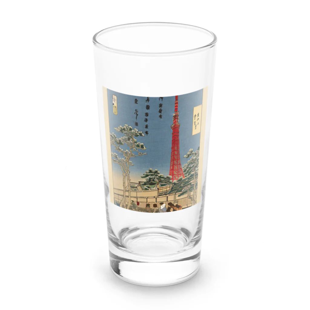 パイルドライバーの江戸塔 Long Sized Water Glass :front