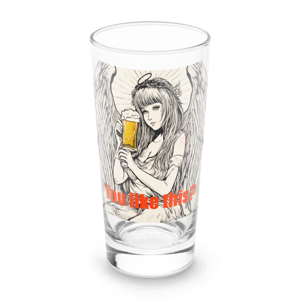 パイルドライバーのAngel beer Long Sized Water Glass :front