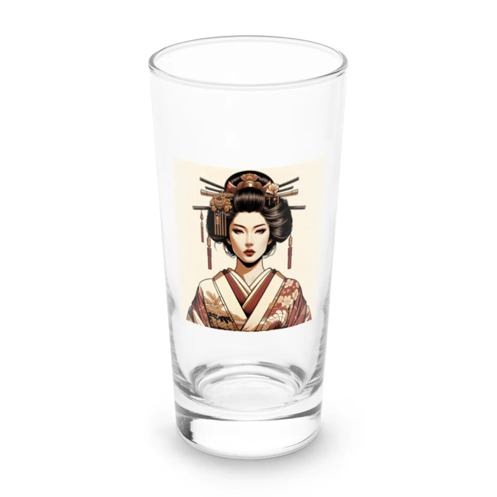 Emerald Canopyの和の粋を纏う、優美な姿Elegance in tradition, a vision of grace. Long Sized Water Glass :front