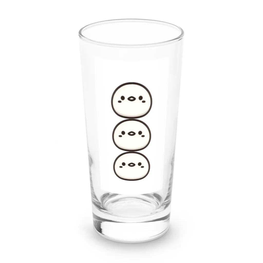 ぽっぽ🐣のひよこ家族 Long Sized Water Glass :front