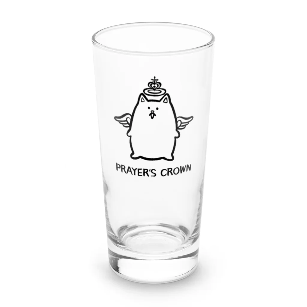 PRAYER'S CROWNのぷにゃエル　PRAYER'S CROWN Long Sized Water Glass :front