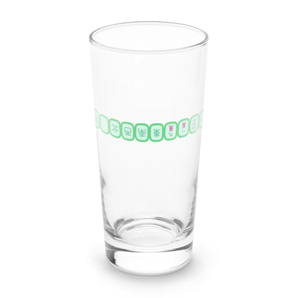 翠笑宴のさかさま国士無双ちゃん Long Sized Water Glass :front