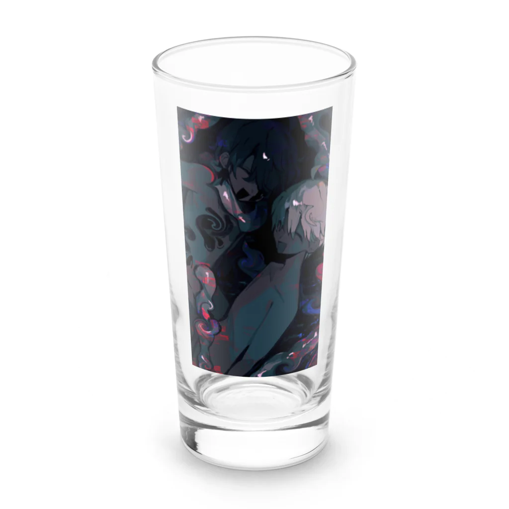 死は救済の胎内に還ろう Long Sized Water Glass :front