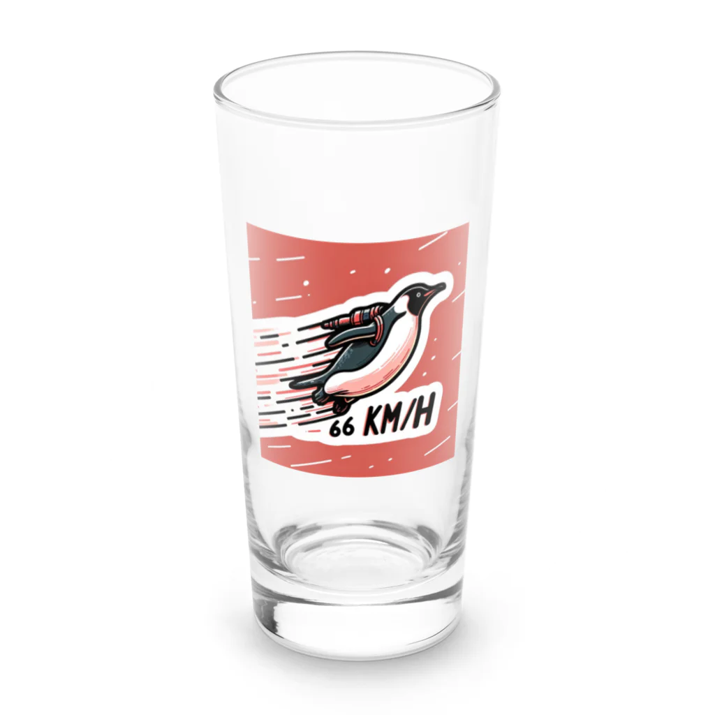 Emperor's FlightのFlying_penguin…3 Long Sized Water Glass :front