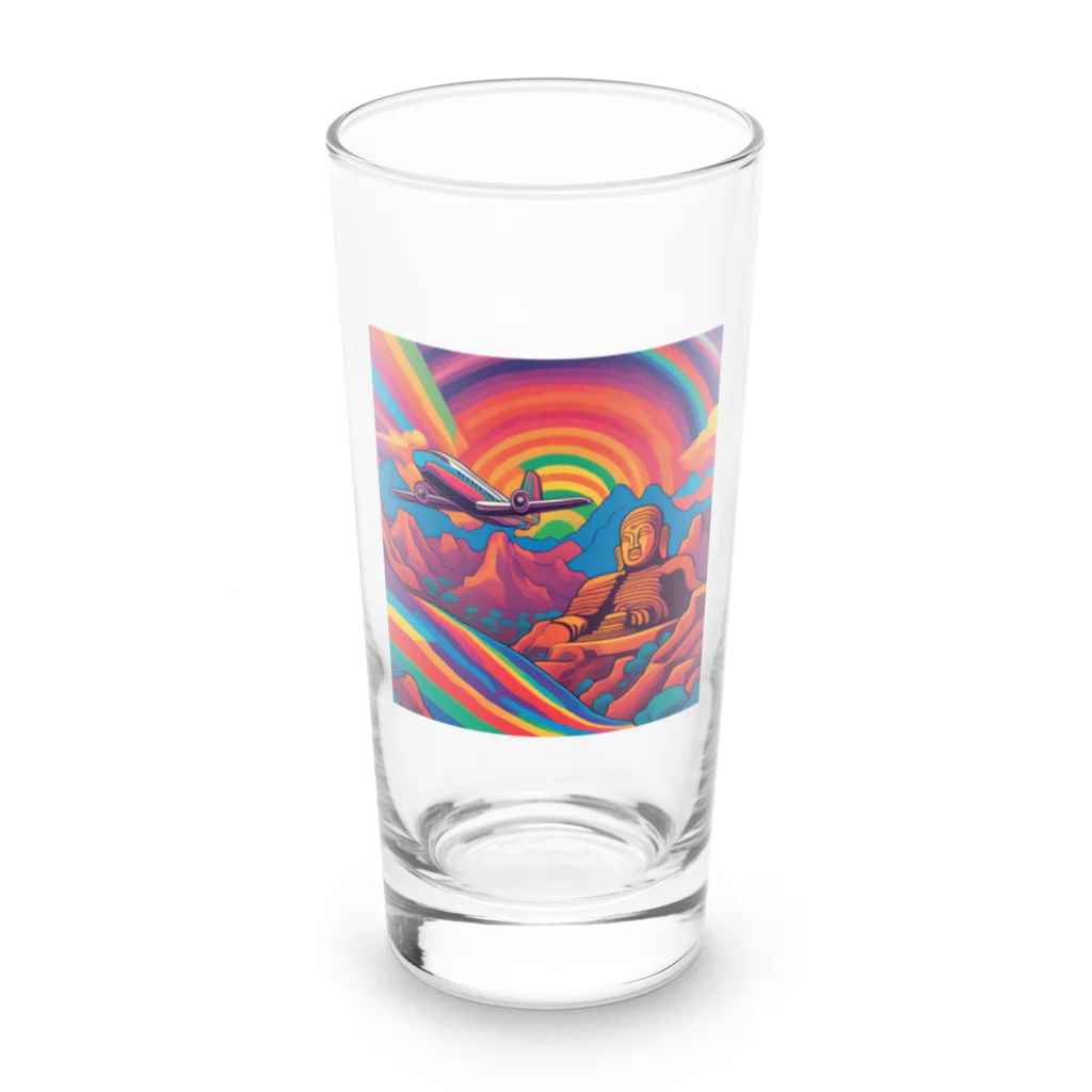 彩虎TigdolのPsychedelic history mix 3 Long Sized Water Glass :front