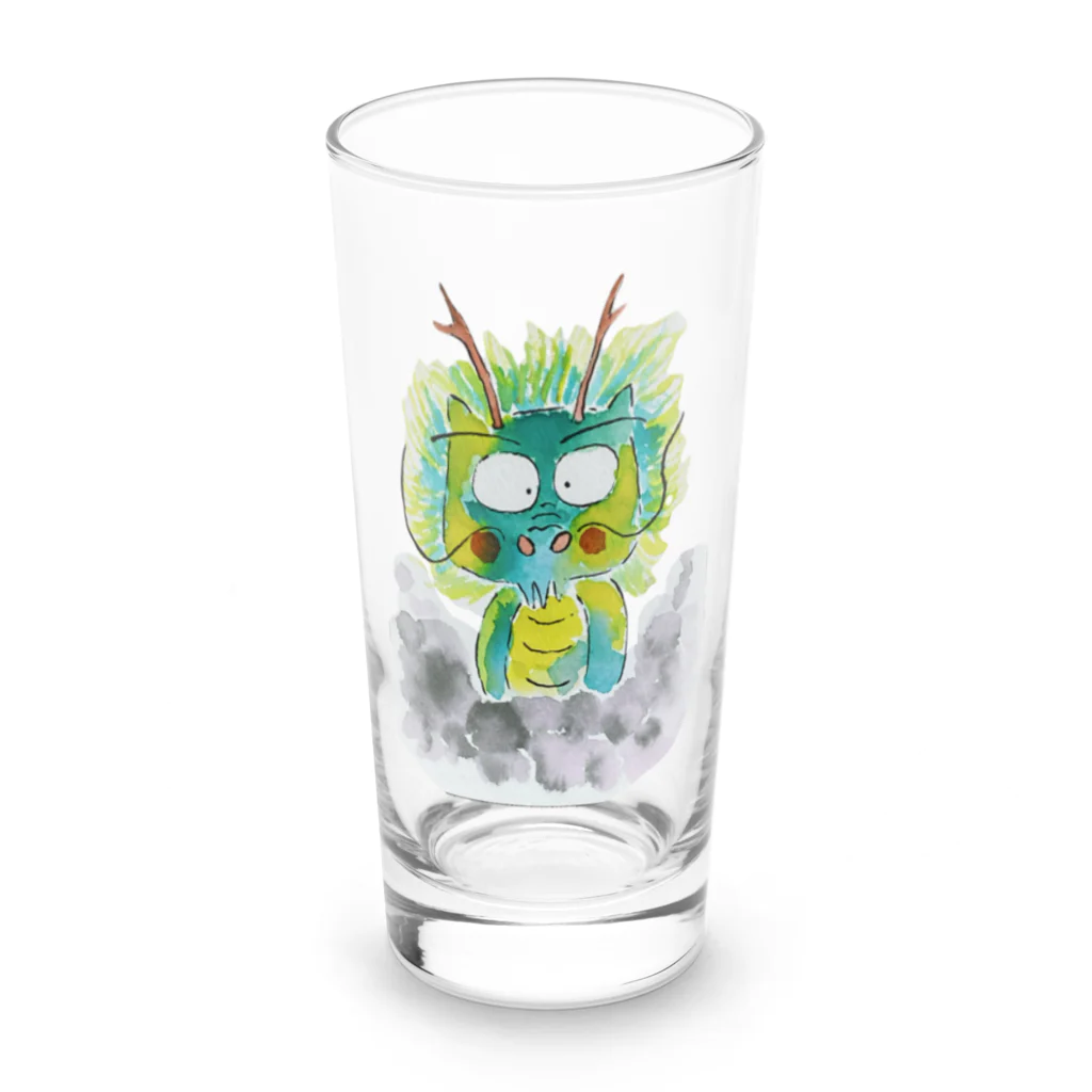 みゆ左衛門の見習い龍神さま🐉 Long Sized Water Glass :front