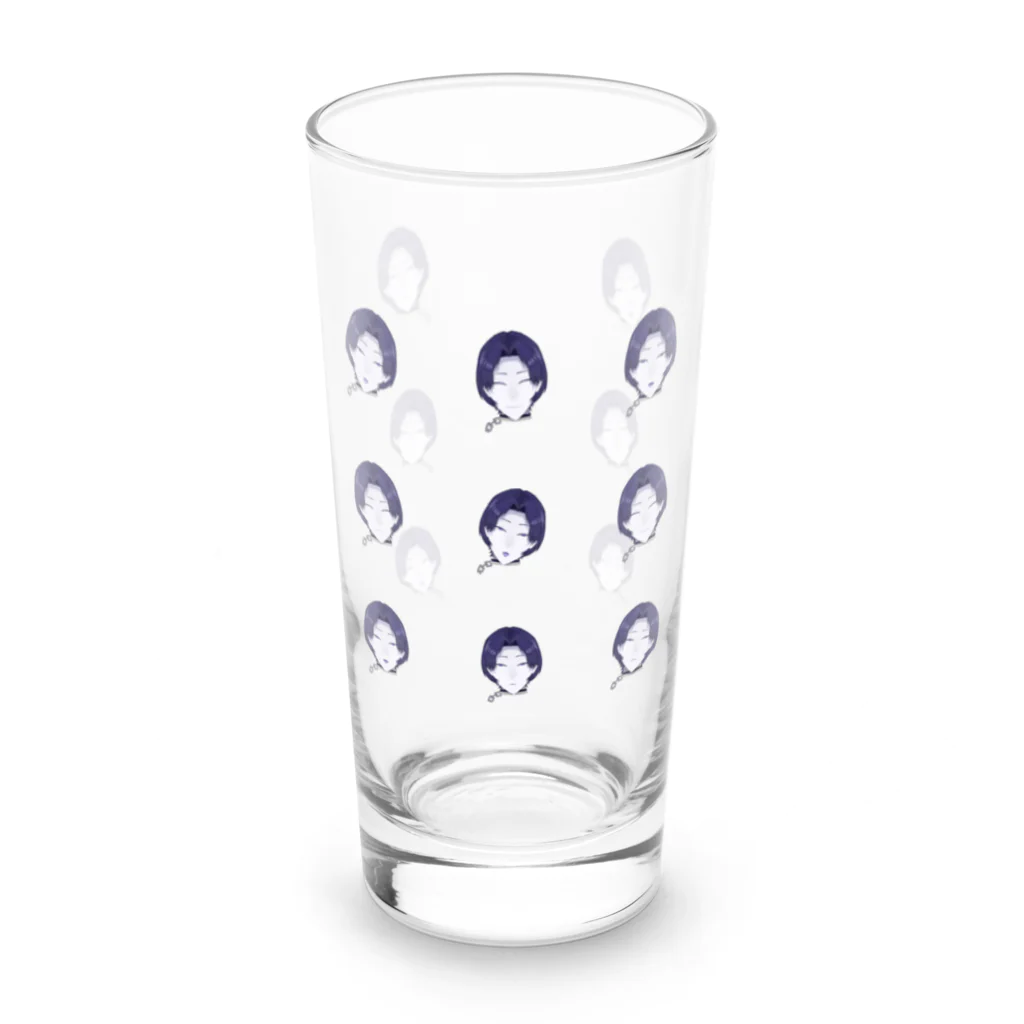 犯人(新ビジュ)(バーチャルYouTuber)の犯人さん激推し！ Long Sized Water Glass :front