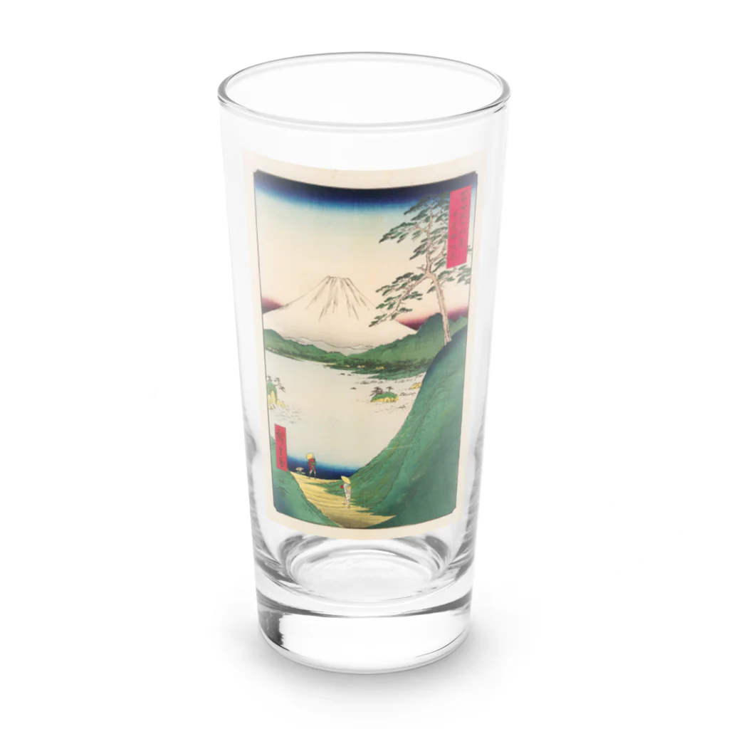 浮世絵屋の広重「冨二三十六景㉚　甲斐御坂越 」歌川広重の浮世絵 Long Sized Water Glass :front