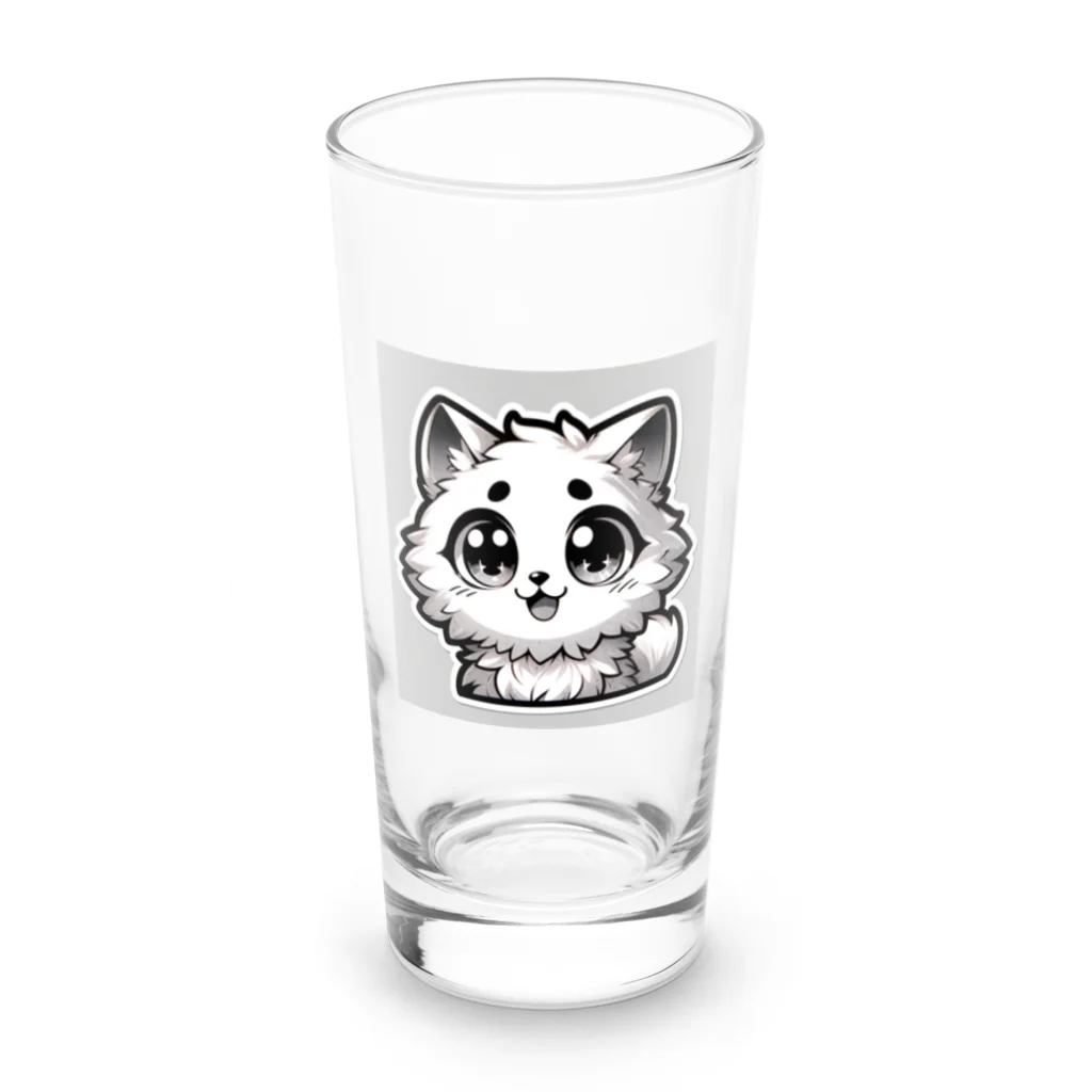 にゃんたの猫耳工房 Long Sized Water Glass :front